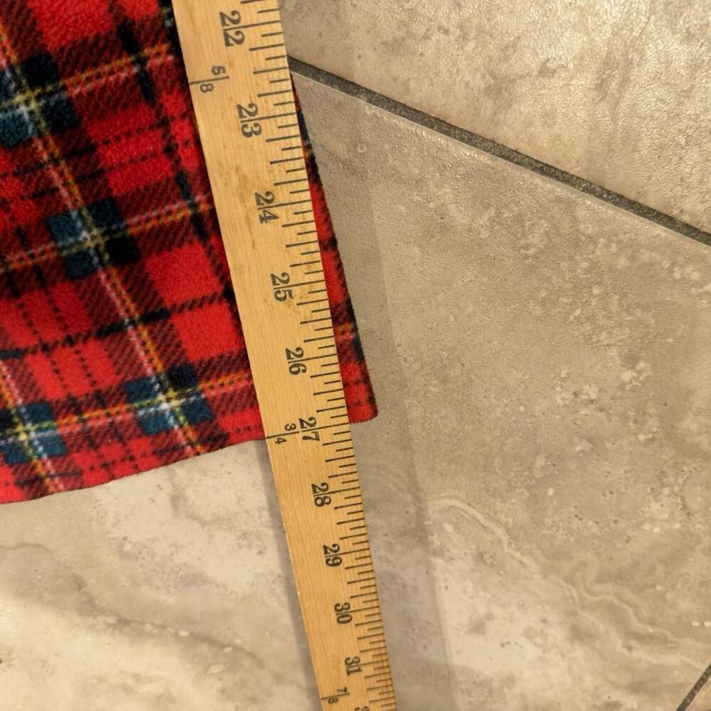Vintage Ralph Lauren Red Plaid Flannel Pajama Set – Women’s Large - Picture 7 of 8